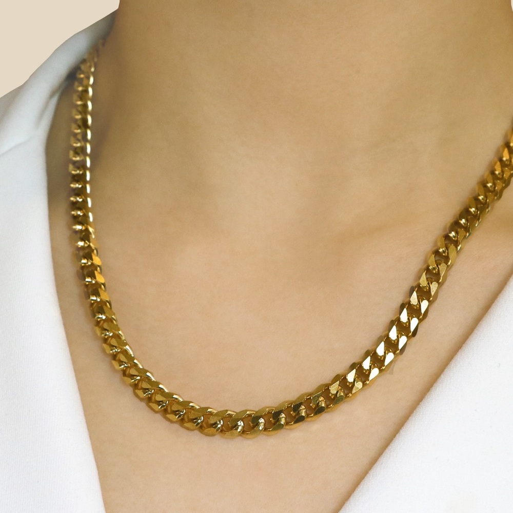 Cuban Chain - 18K Gold